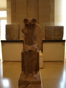 Ram Headed Statue Probably Representing Amon-Re  Ram Headed Statue Probably Representing Amon-Re
